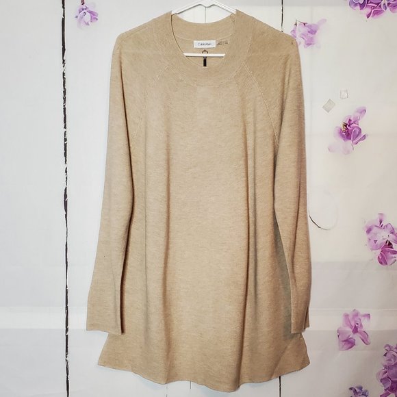 Calvin Klein Sweaters - *SOLD* Calvin Klein Textured Knit Tunic Sweater L